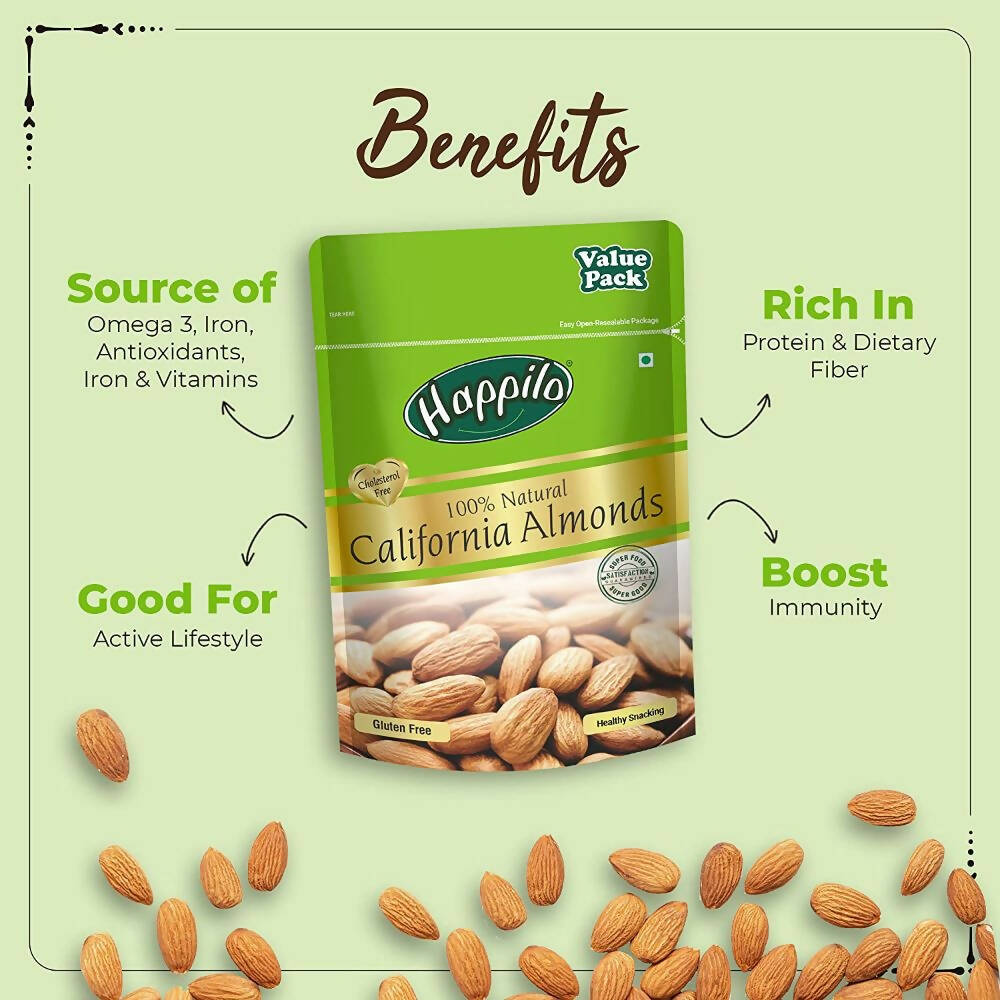 Happilo Premium Dry Fruit Combo (Almond & Cashews) - Grab2buy