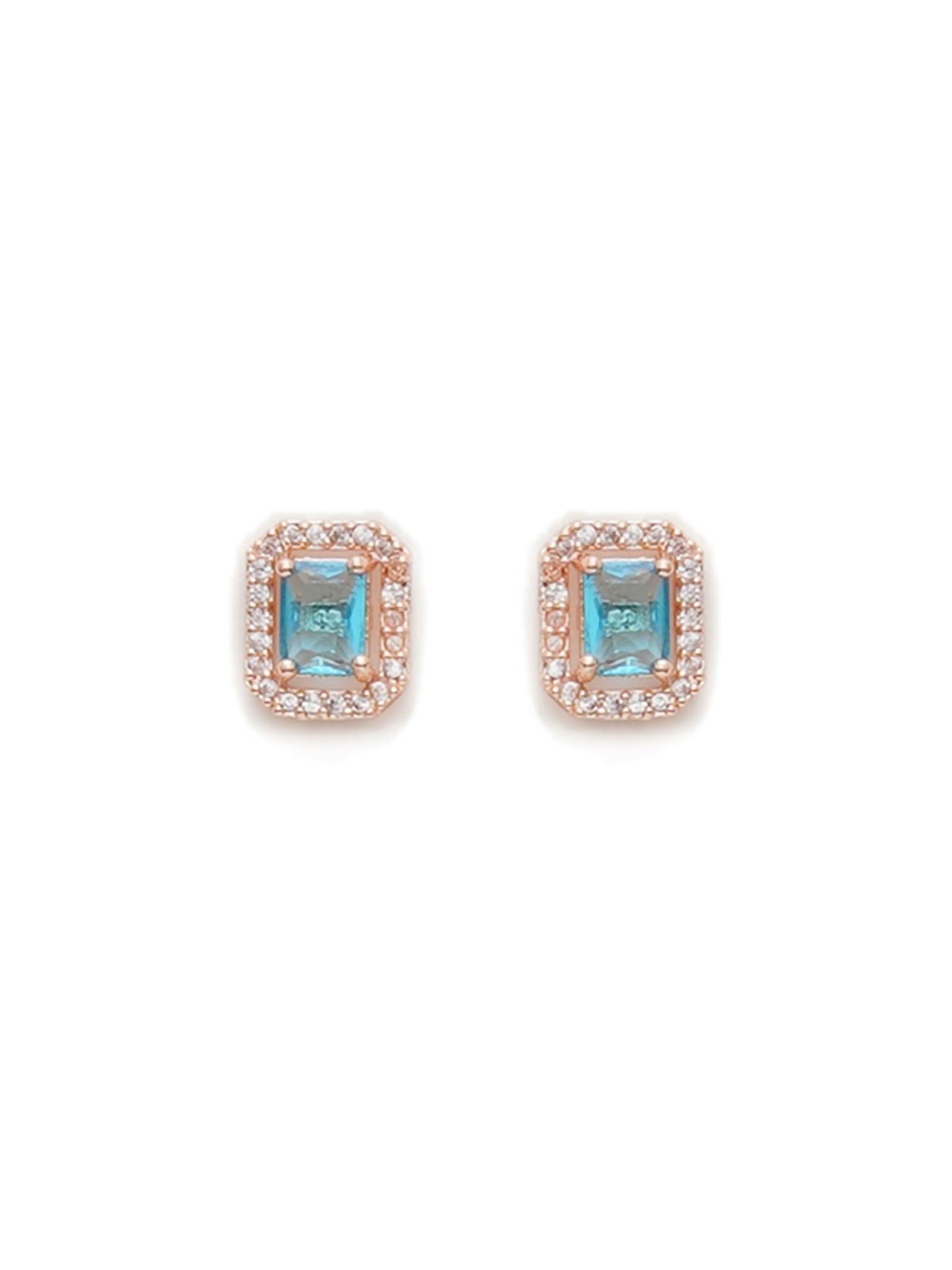stone stud (sky blue) - Ruby Raang