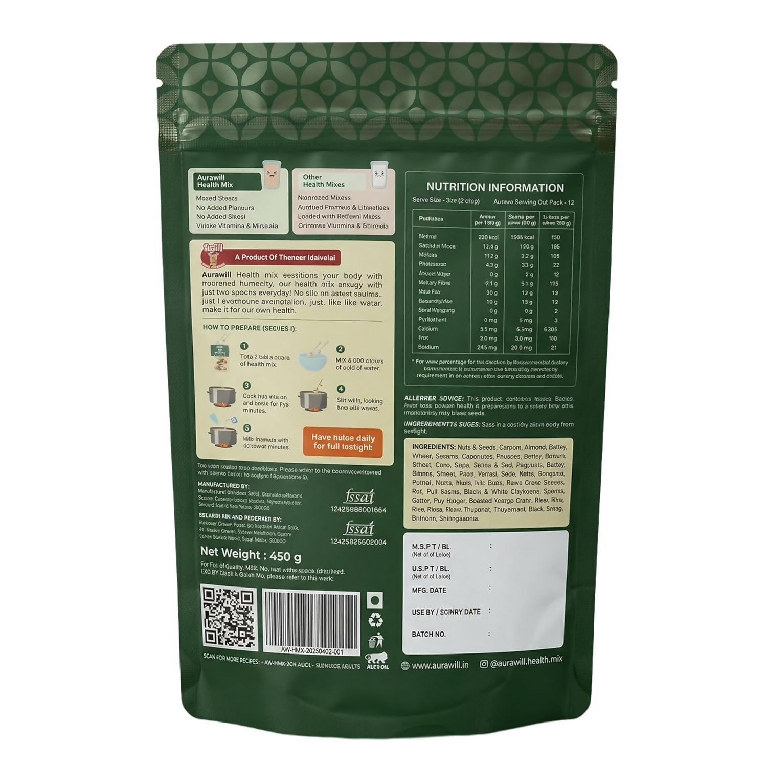 Aurawill Health Mix Powder