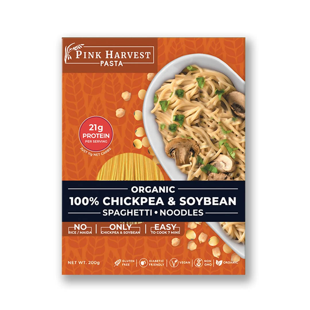 Pink Harvest Organic 100% Chickpea & Soybean Spaghetti Noodles 