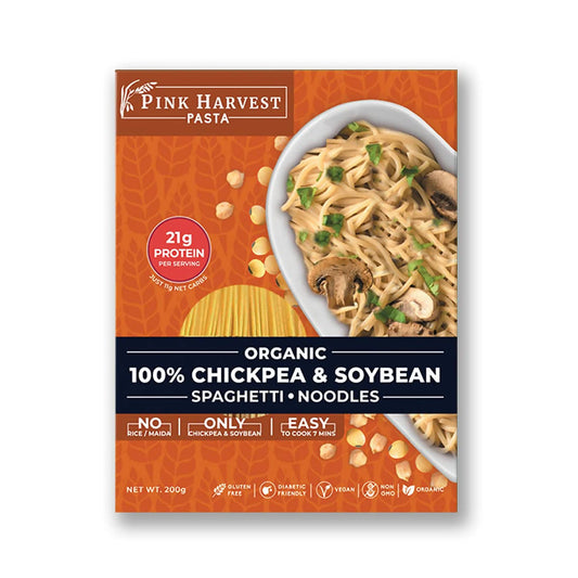 Pink Harvest Organic 100% Chickpea & Soybean Spaghetti Noodles 