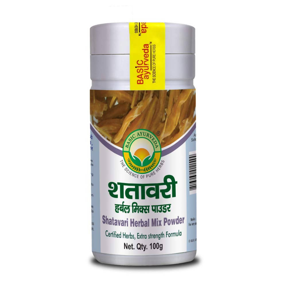 Basic Ayurveda Shatavari Herbal Mix Powder  Grab2Buy Basic Ayurveda Grab2Buy
