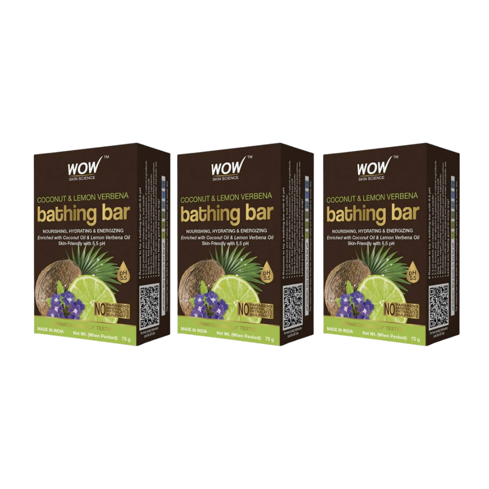 Wow Skin Science Coconut & Lemon Verbena Bathing Bar 