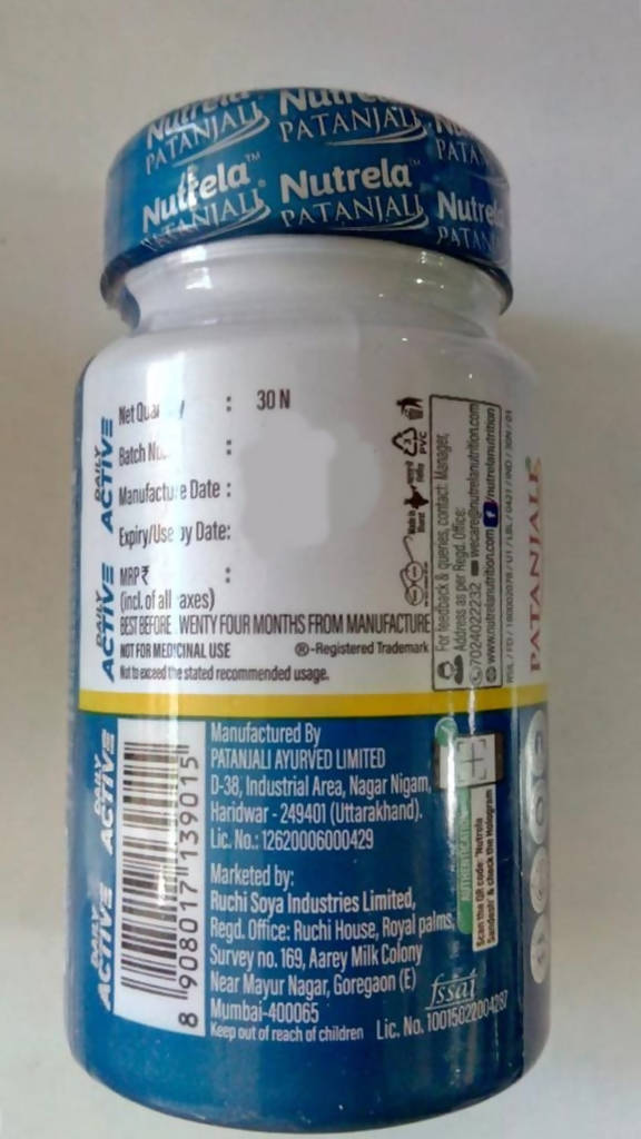 Patanjali Nutrela Daily Active Capsules 