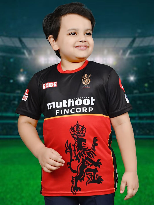Baesd Kids Round Neck IPL, T20 Tshirt Cricket Jersey For Boys 