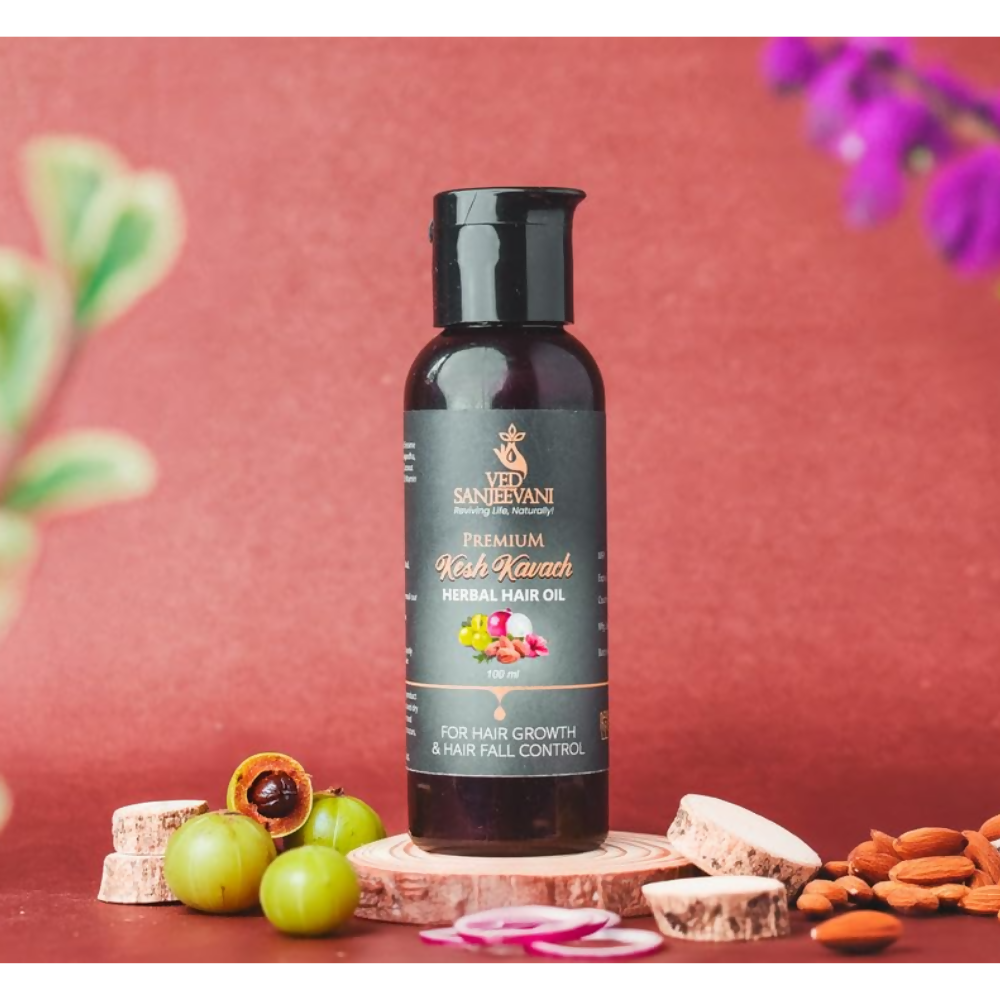 Ved Sanjeevani Kesh Kavach Herbal Hair Oil  Grab2Buy Ved Sanjeevani Grab2Buy