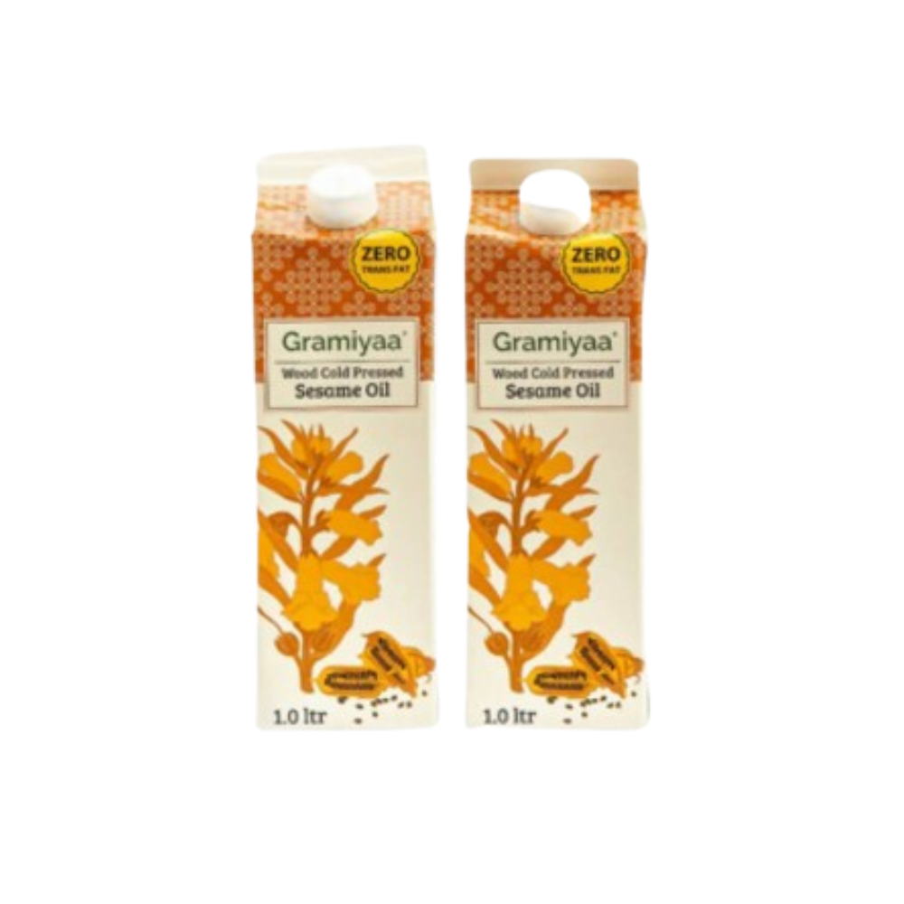 Gramiyaa Wood Cold Pressed Sesame Oil 