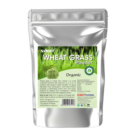 Syndy Pharma Organic Wheat Grass Powder 