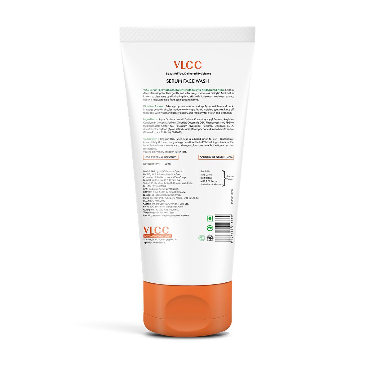 VLCC Acne Defense Serum Face Wash with Salicylic Acid Serum & Neem - Grab2buy