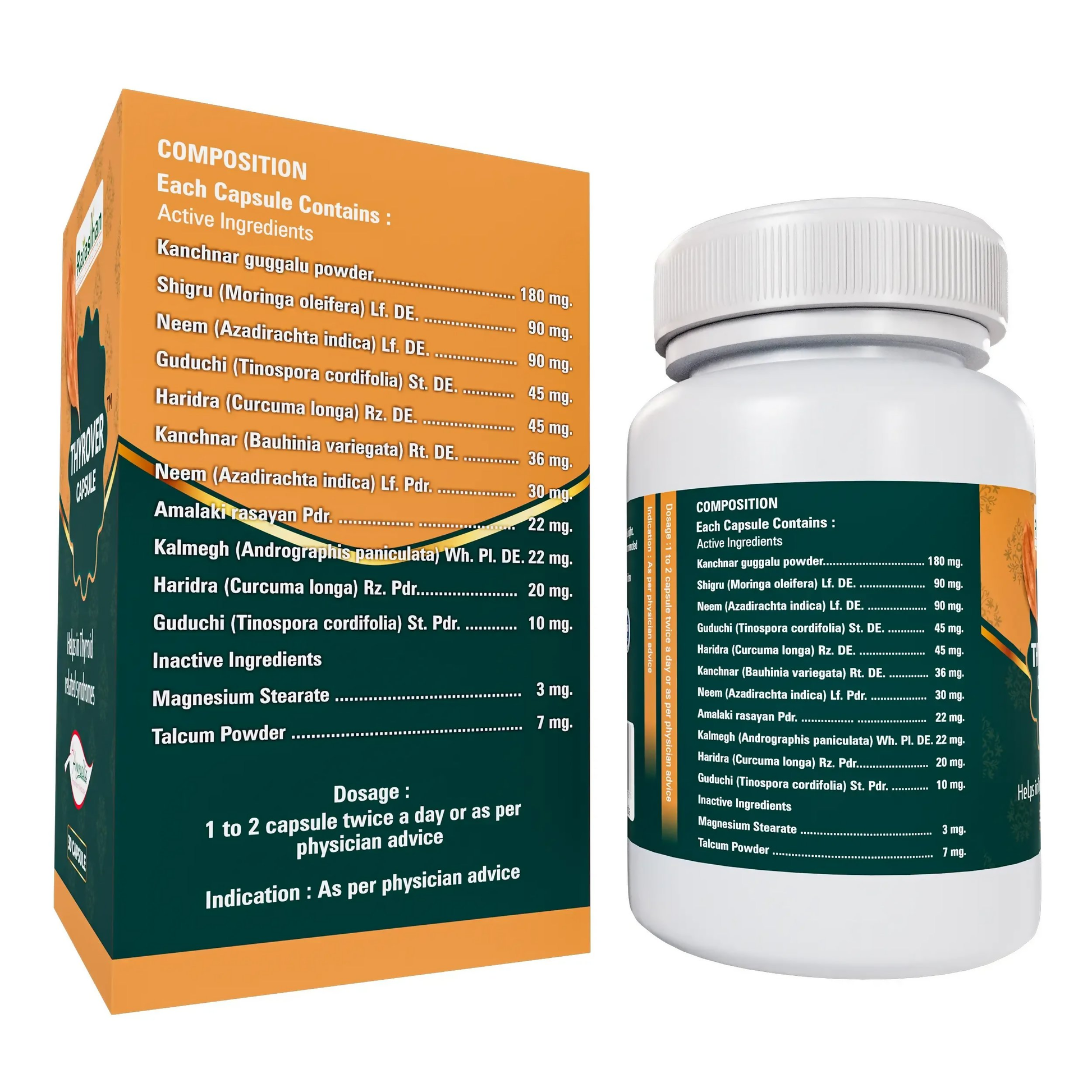 Rajasthan Herbals Thyrover Capsules 