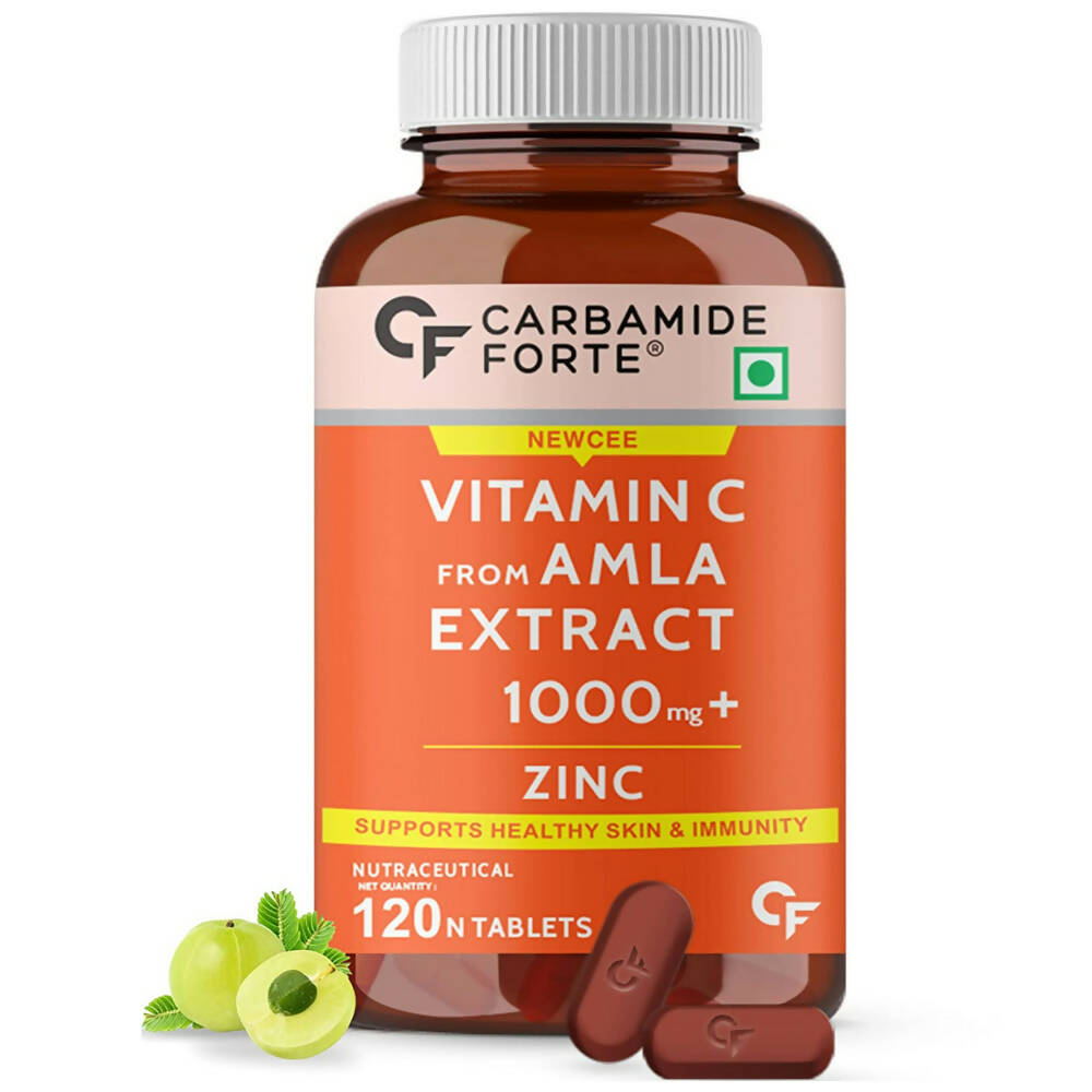 Carbamide Forte Natural Vitamin C Amla Extract With Zinc Tablets 