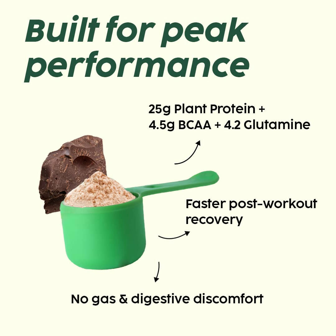 PLIX The Plant Fix Strength Vegan Plant Protein Powder - Chocolate 