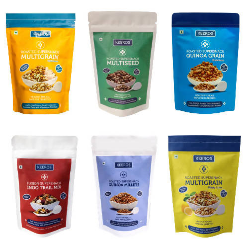 Keeros Healthy & Diabetic Friendly Snacks Combo