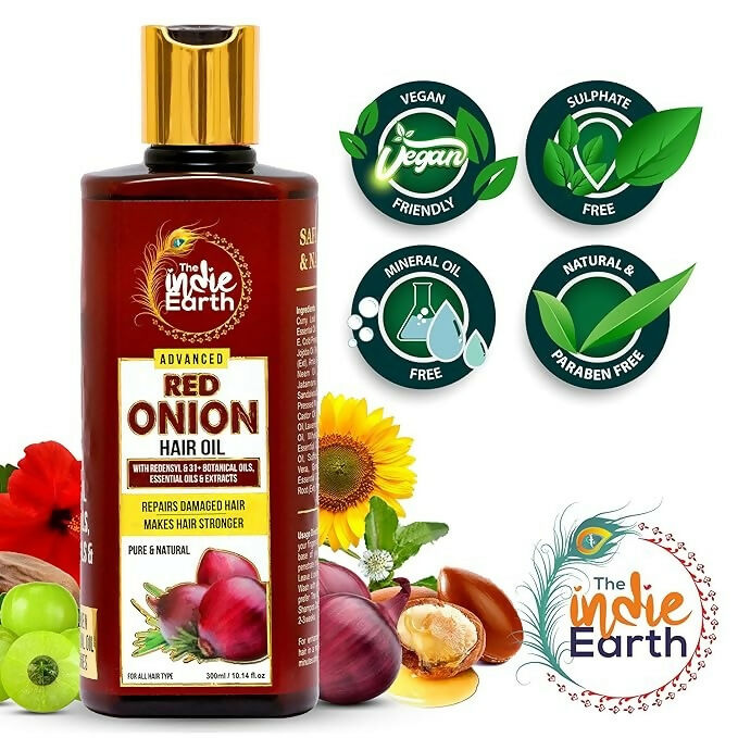 The Indie Earth Advanced Red Onion Oil  Grab2Buy The Indie Earth Grab2Buy