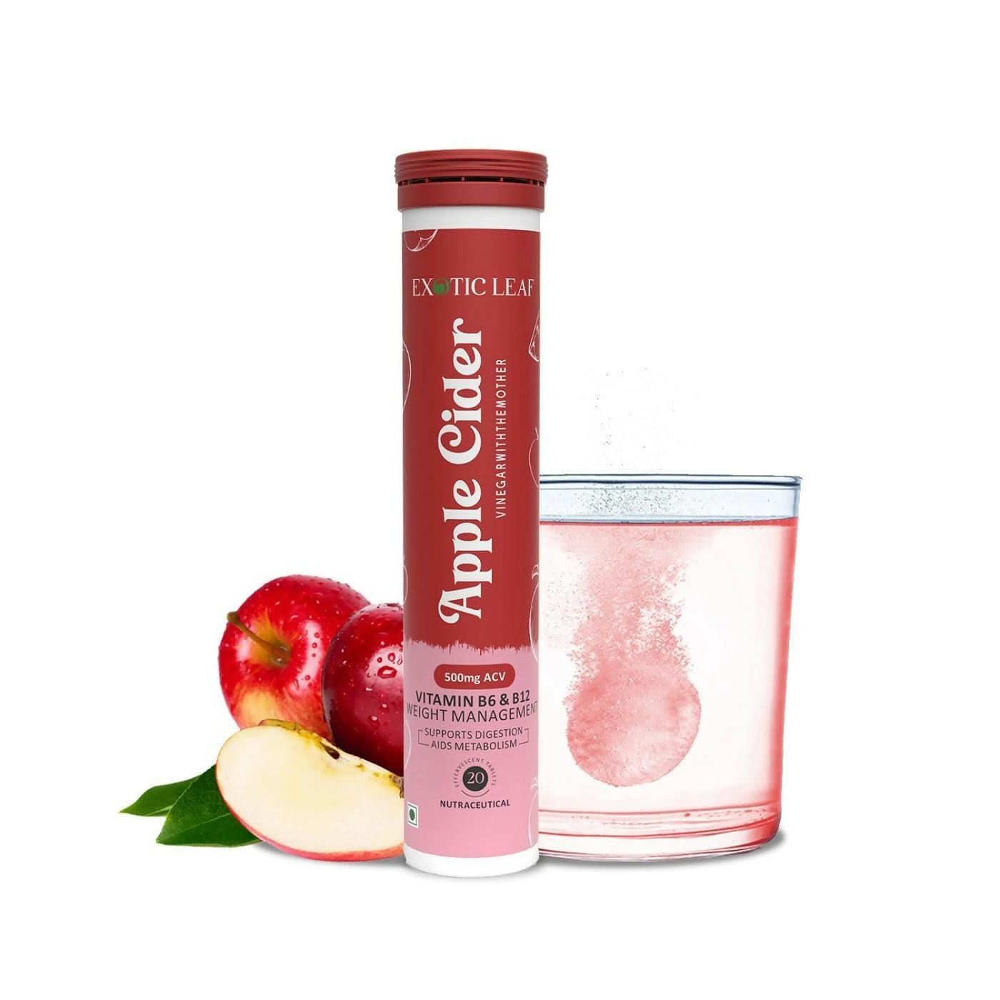 Exotic Leaf Apple Cider Vinegar Tablets 