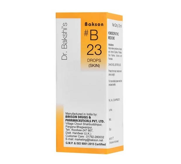 Bakson's Homeopathy B23 Drops 