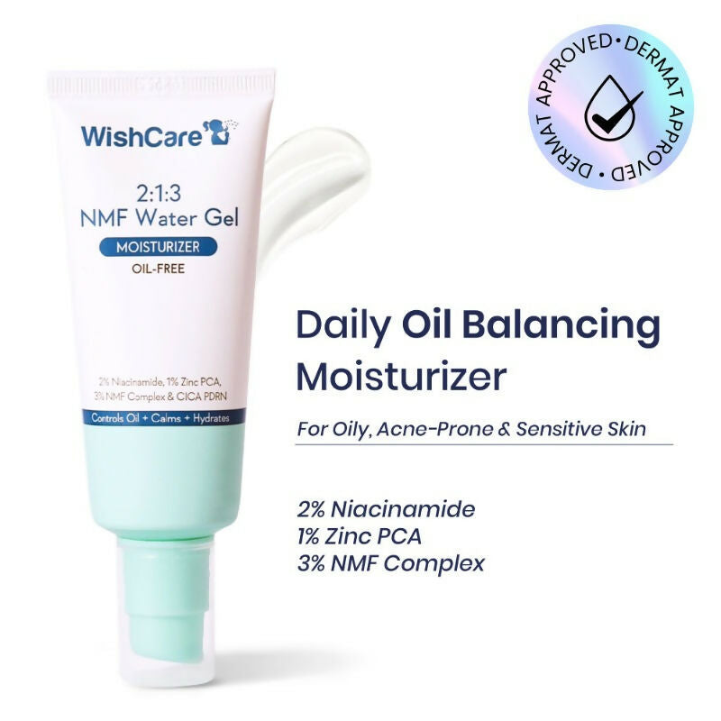 Wishcare 2:1:3 NMF Water Gel Moisturizer for Oily & Sensitive Skin, Oil-Free  Grab2Buy Wishcare Grab2Buy