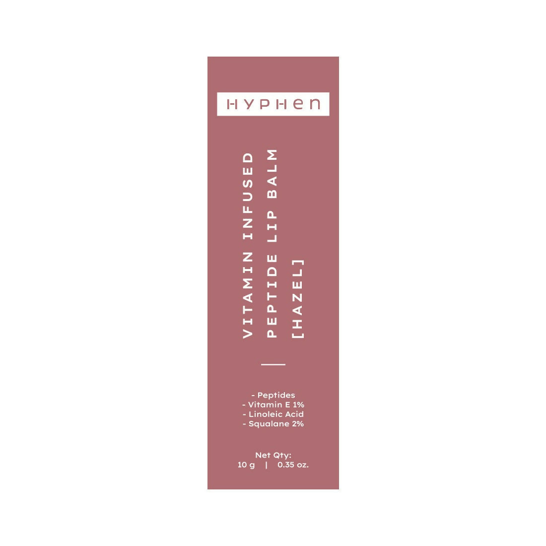 Hyphen By Kriti Sanon Hazel Vitamin Infused Peptide Lip Balm, Hydrate & Moisturize, Smoothen Lips & Repair Moisture Barrier 