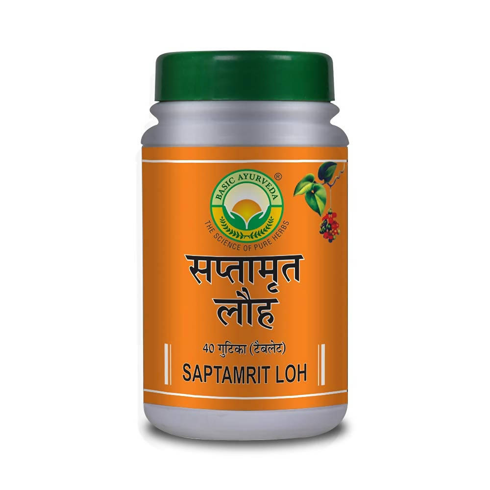 Basic Ayurveda Saptamrit Loh 40 Tablet