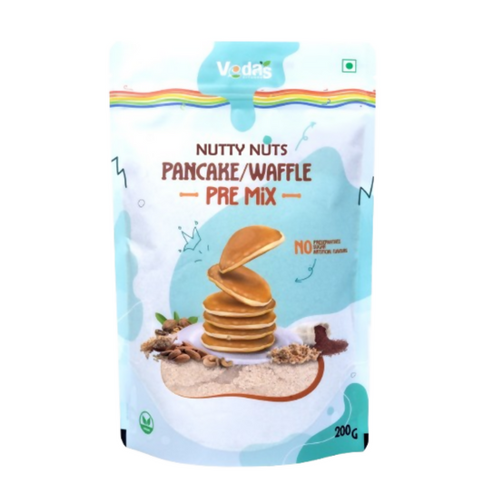 Vedas Kitchen Nutty Nuts Waffle/Pancake Premix  Grab2Buy Vedas Kitchen Grab2Buy