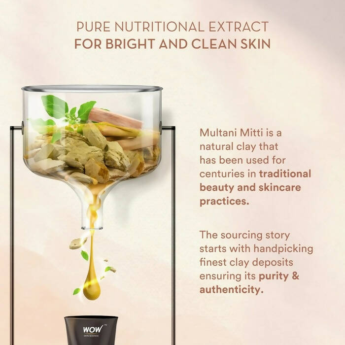 Wow Skin Science Purifying Multani Mitti Face Wash 