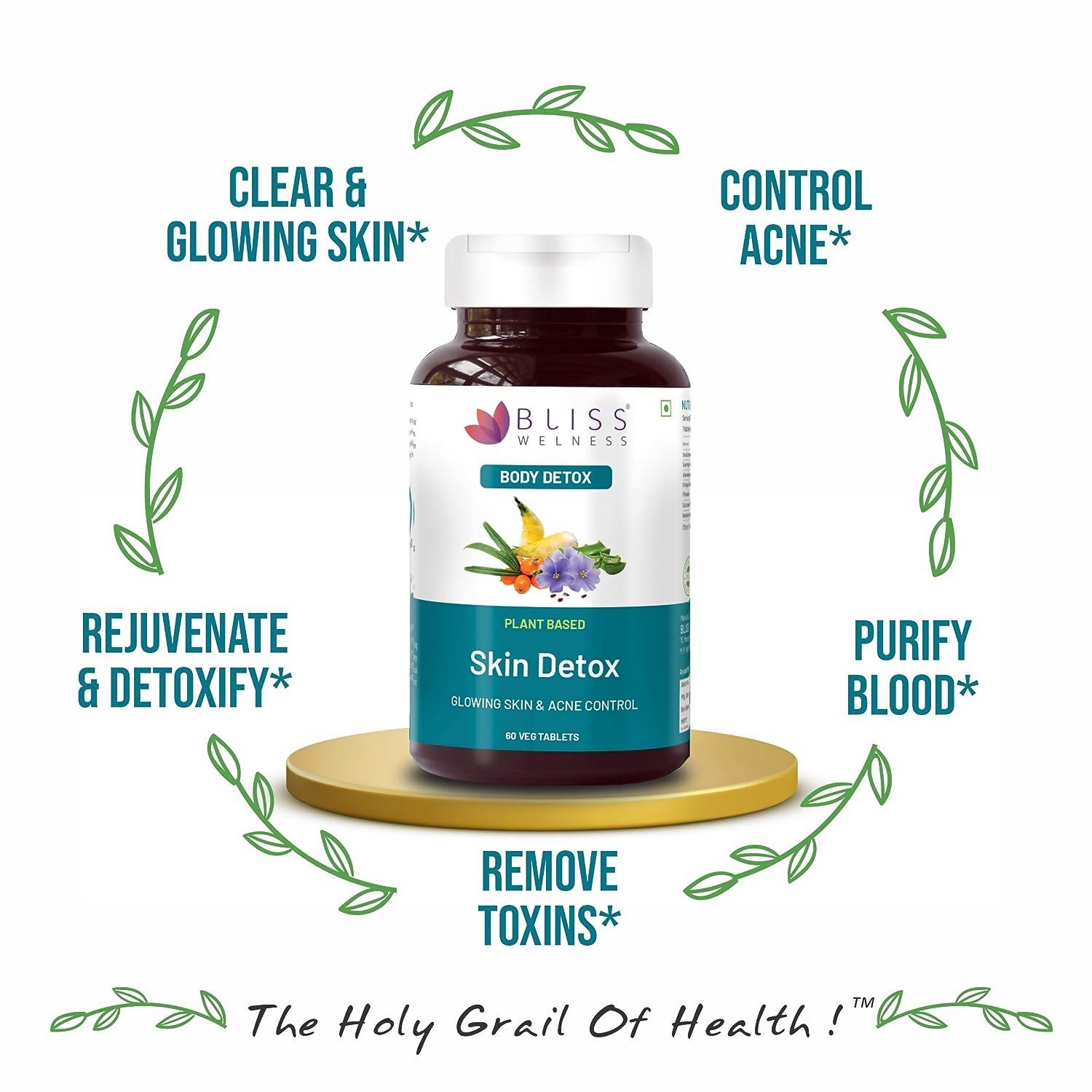 Bliss Welness Skin Detox Tablets 