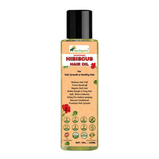 Teja Organics Nourishing Hibiscus Hair Oil - Grab2buy