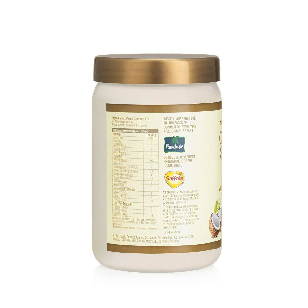 Coco Soul Cold Pressed Natural Virgin Coconut Oil