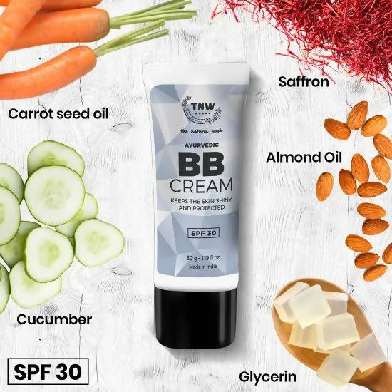 The Natural Wash Ayurvedic BB Cream with SPF 30 - Light Shade  Grab2Buy The Natural Wash Grab2Buy