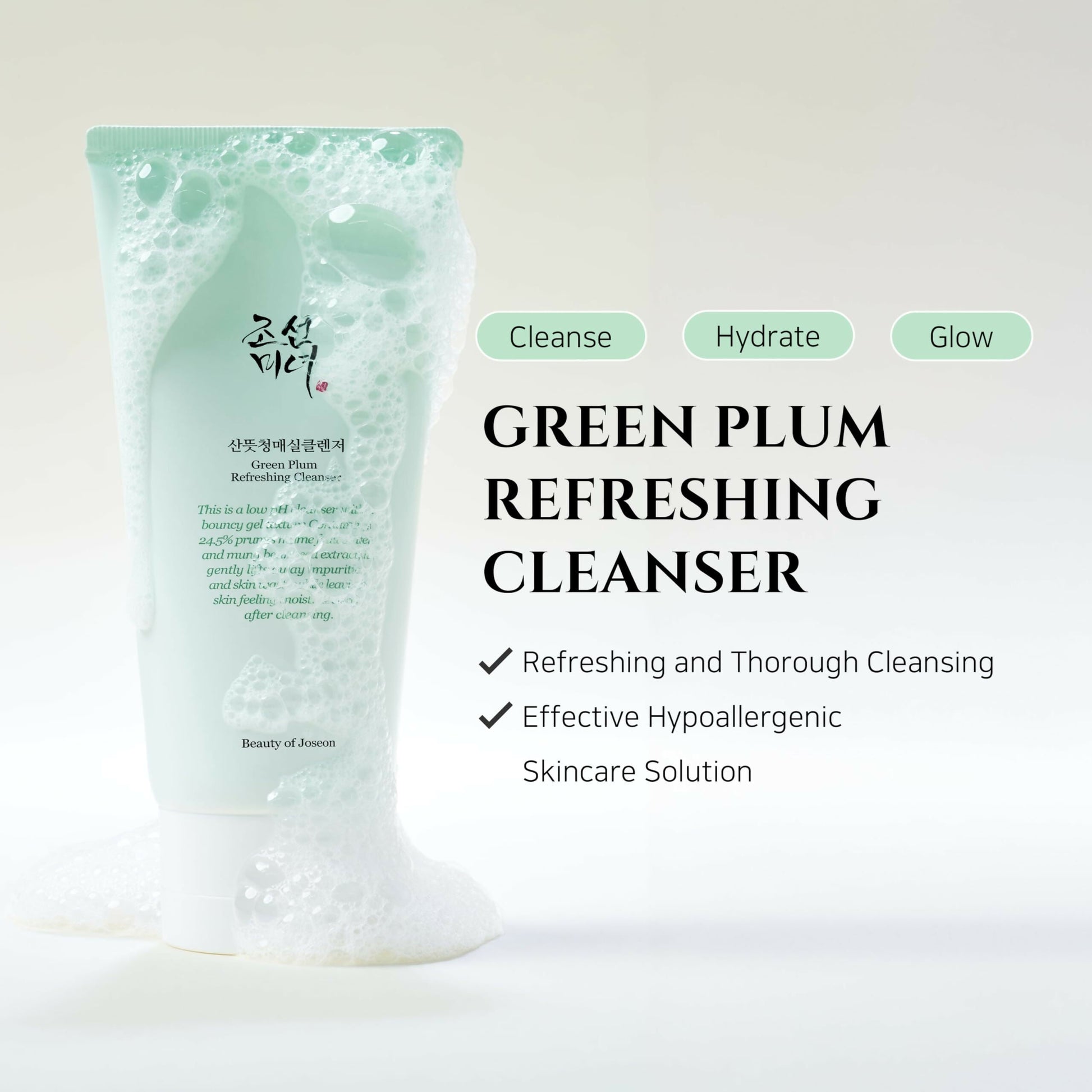 Beauty of Joseon Green Plum Refreshing Cleanser - Korean Skincare  Grab2Buy Beauty of Joseon Grab2Buy