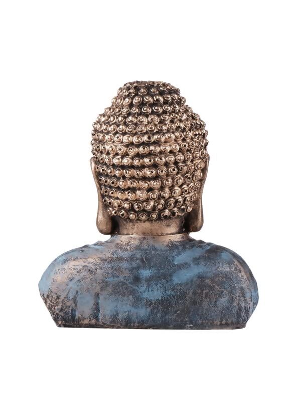 The White Ink Decor Meditation Buddha Idol - Grab2buy