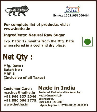 Hetha Natural Raw Sugar (Desi Khand) - Grab2buy