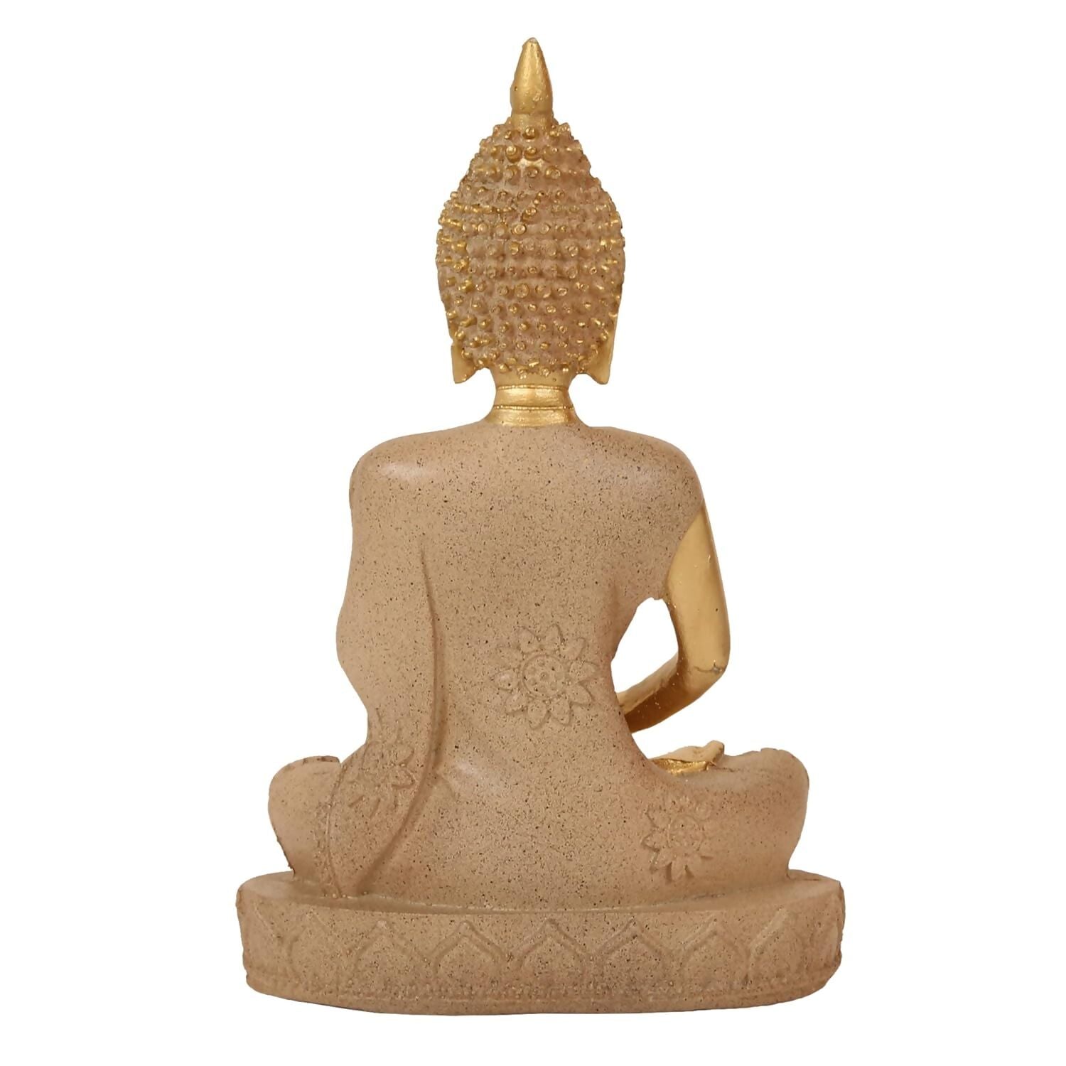 Tied Ribbons Lord Buddha Meditating Statue Idol - Grab2buy