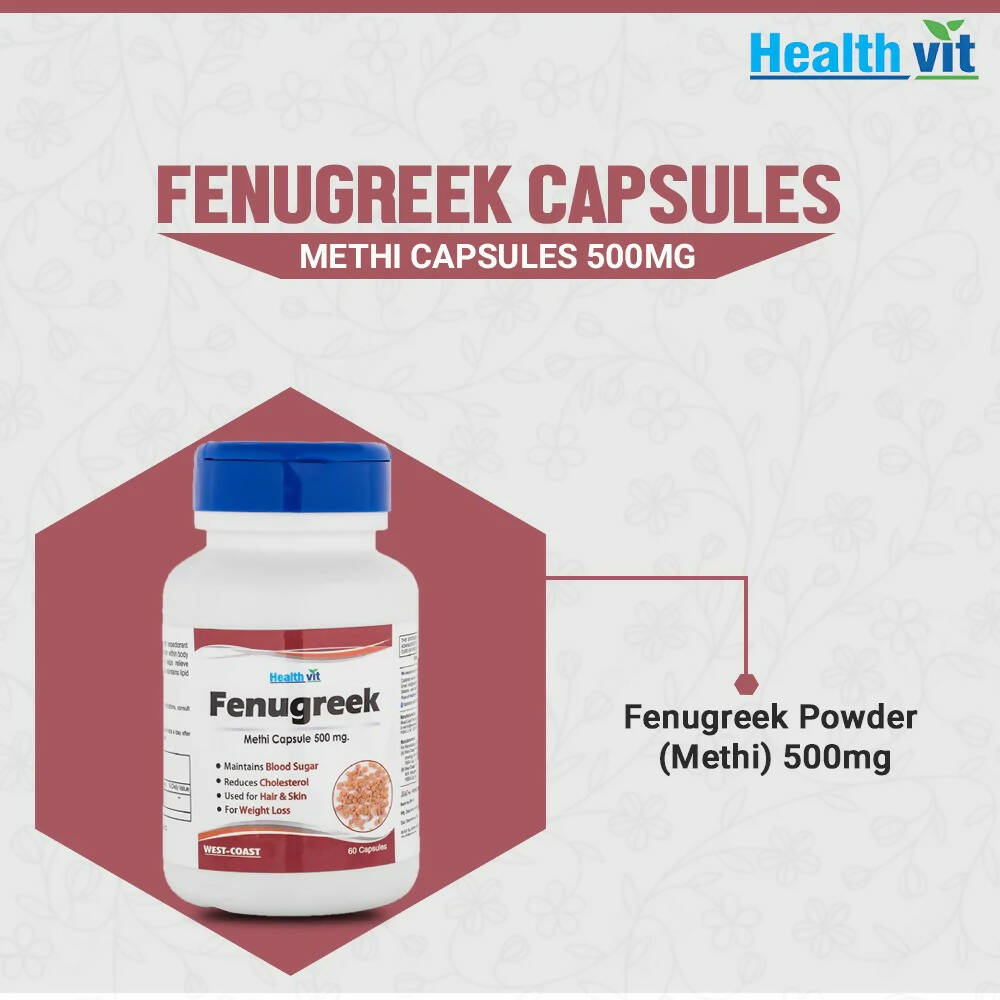 Healthvit Fenugreek Capsules - Grab2buy