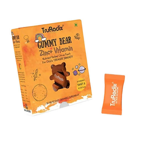Truradix Zinc+Vitamin C Gummy Bears for kids 