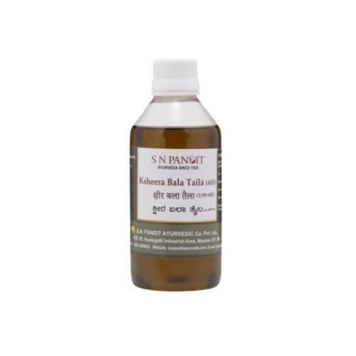 S N Pandit Ayurveda Ksheera Bala Taila 