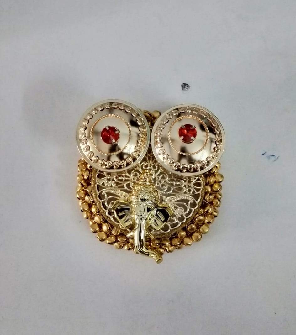 Ganesh Haldi Kumkum Holder with lids - Grab2buy