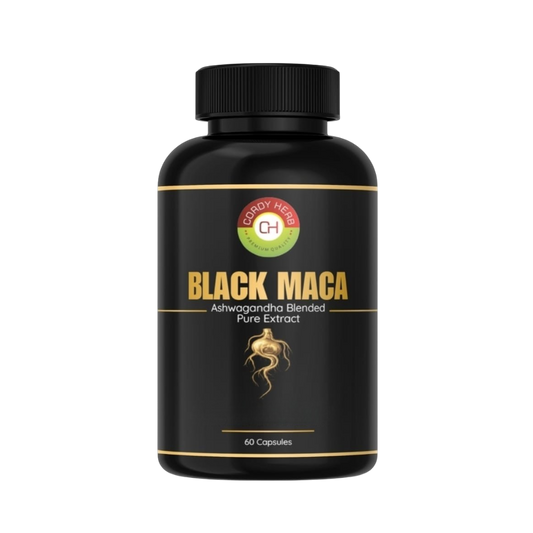 Cordy Herb Black Maca Ashwagandha Extract Capsules