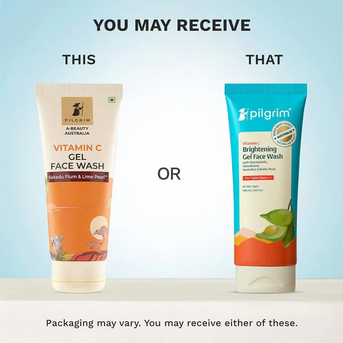 Pilgrim Australian Vitamin C Gel Face Wash with Kakadu Plum & Lime Pearl For Radiant & Glowing Skin 