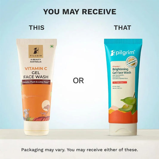 Pilgrim Australian Vitamin C Gel Face Wash with Kakadu Plum & Lime Pearl For Radiant & Glowing Skin 