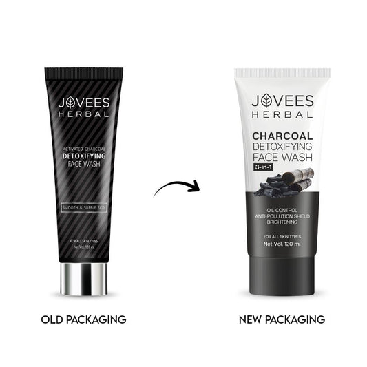Jovees Activated Charcoal Detoxifying Face Wash 