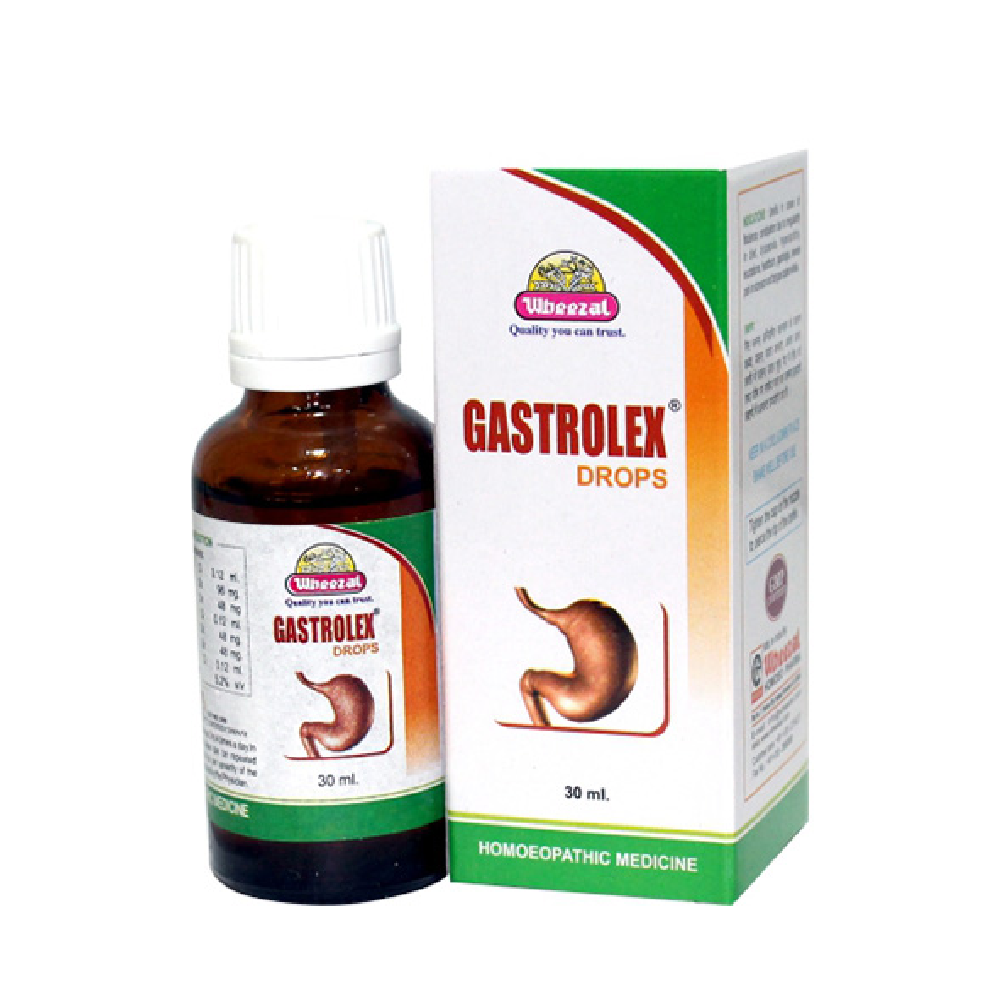 Wheezal Gastrolex Drop (30 ML) For Indigestion, Acidity 