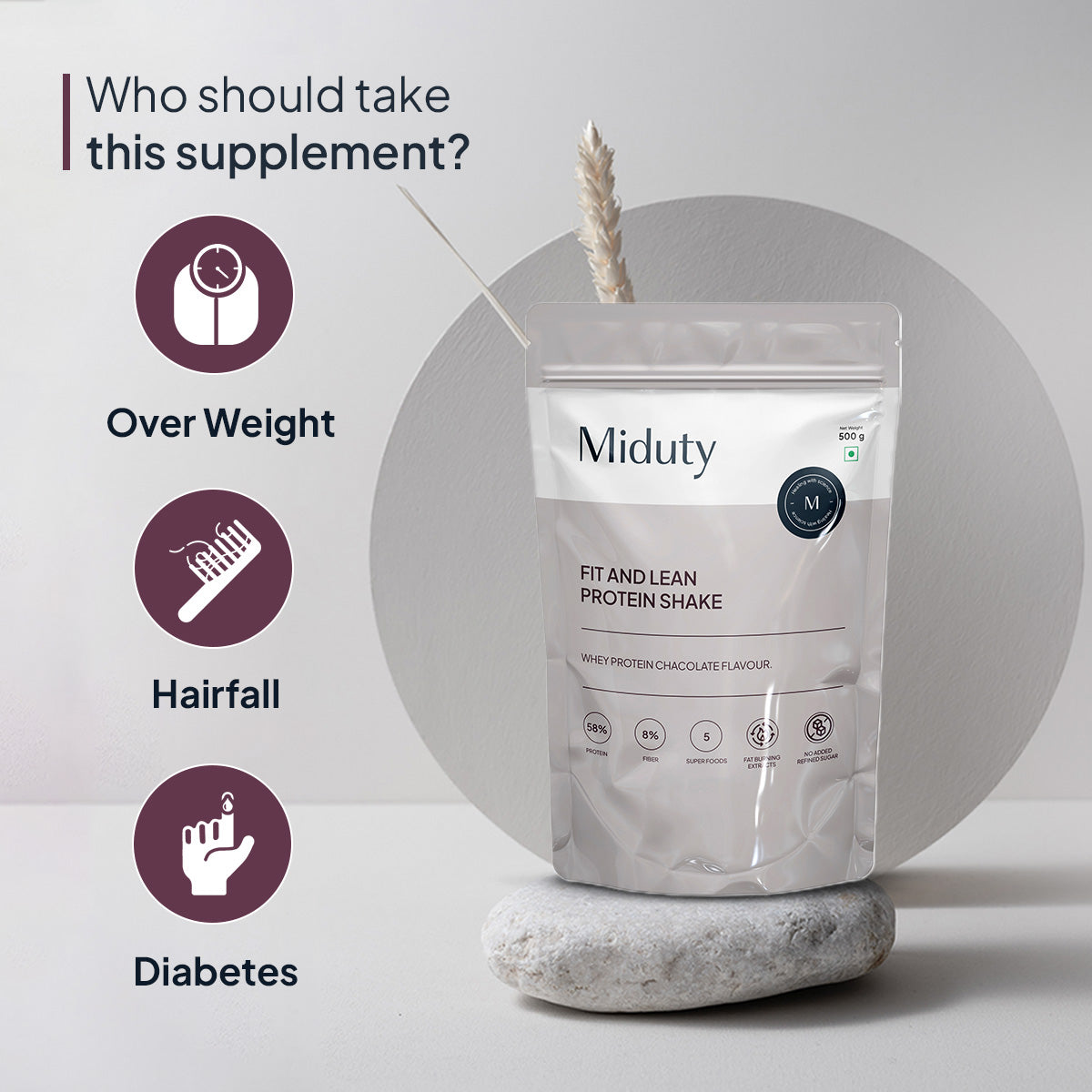Miduty by Palak Notes Fit & Lean Protein Shake 