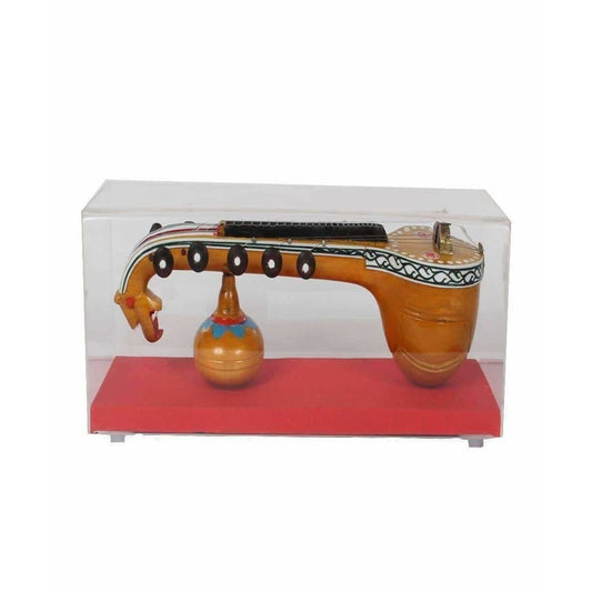 Bobbili Small Plain Veena with Frame - Grab2buy