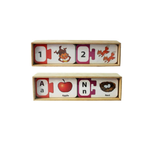 Matoyi Educational Puzzles Kit (Alphabets & Numbers) - Grab2buy