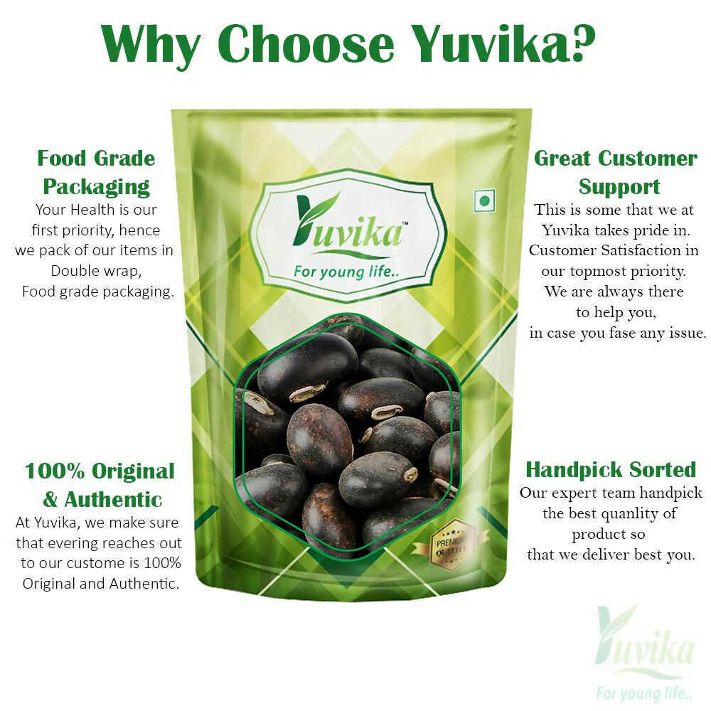 Yuvika Beej Kaunch Kala - Mucuna Pruriens - Black Kaunch Seeds - Cowhage 