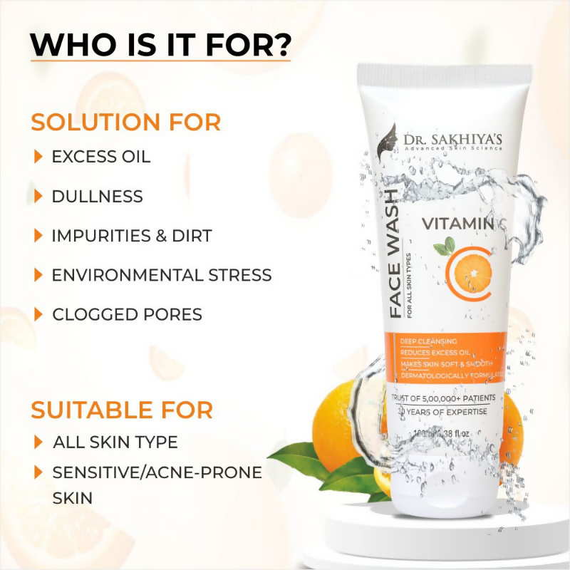 Dr.Sakhiya Vitamin C Face Wash 