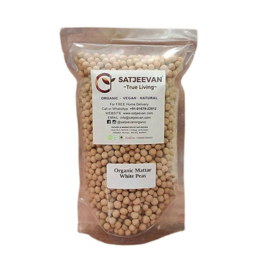 Satjeevan Organic Mattar White Peas 