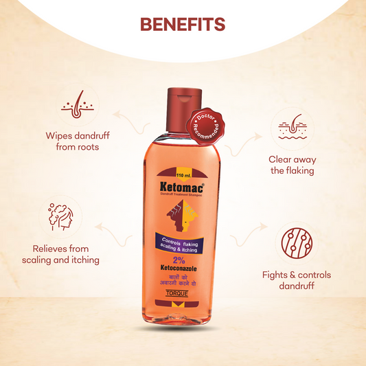 Torque's Ketomac Dandruff Treatment Shampoo
