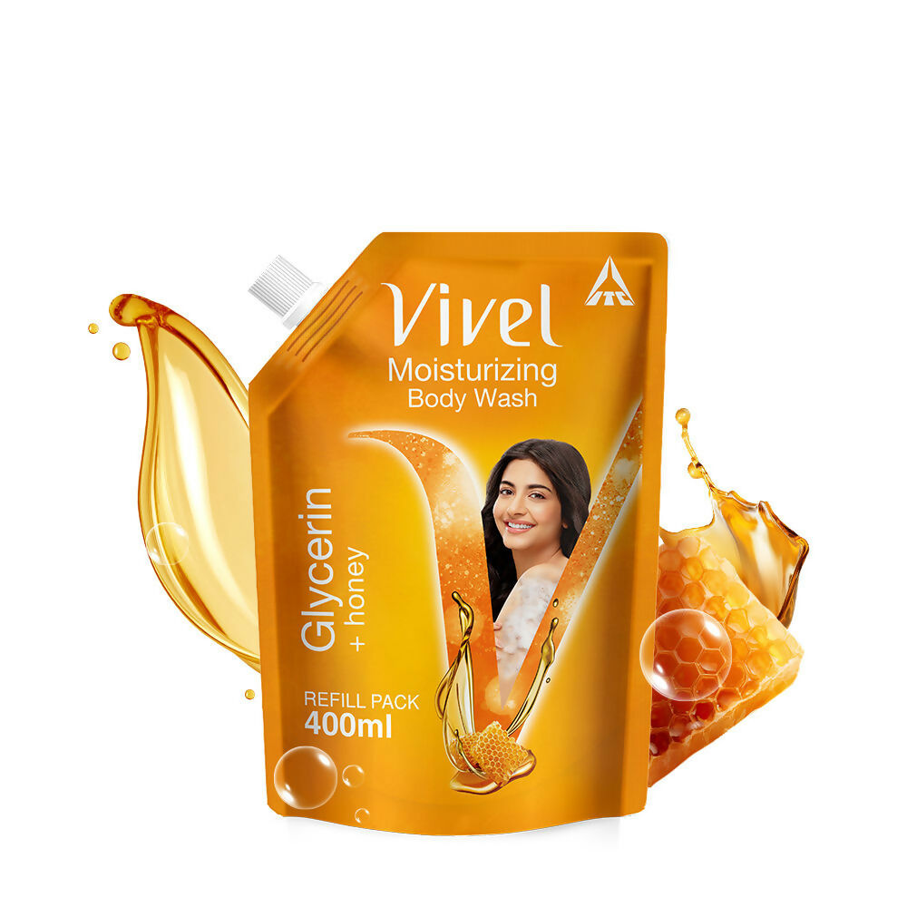 Vivel Moisturizing Bodywash Glycerin + Honey Refill Pack  Grab2Buy Vivel Grab2Buy